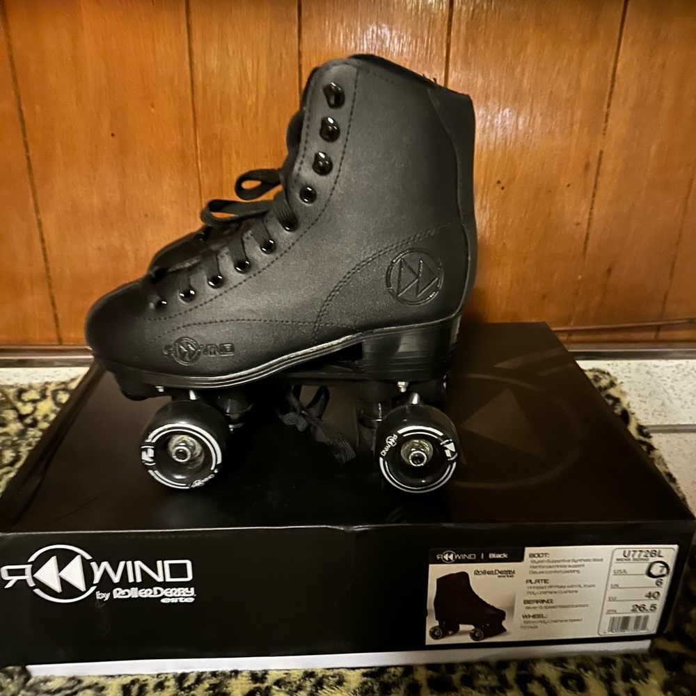 Rewind RollerDerby Skates Sz 7 Men’s